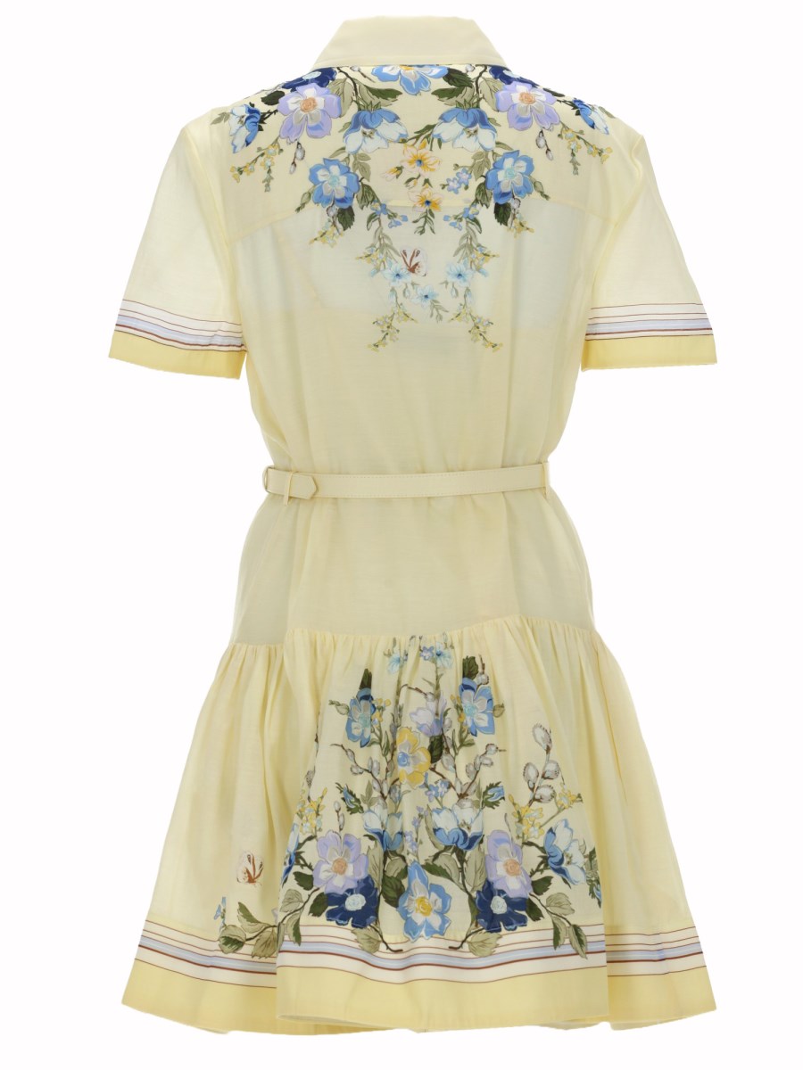 MINIABITO IN ORGANZA A FIORI