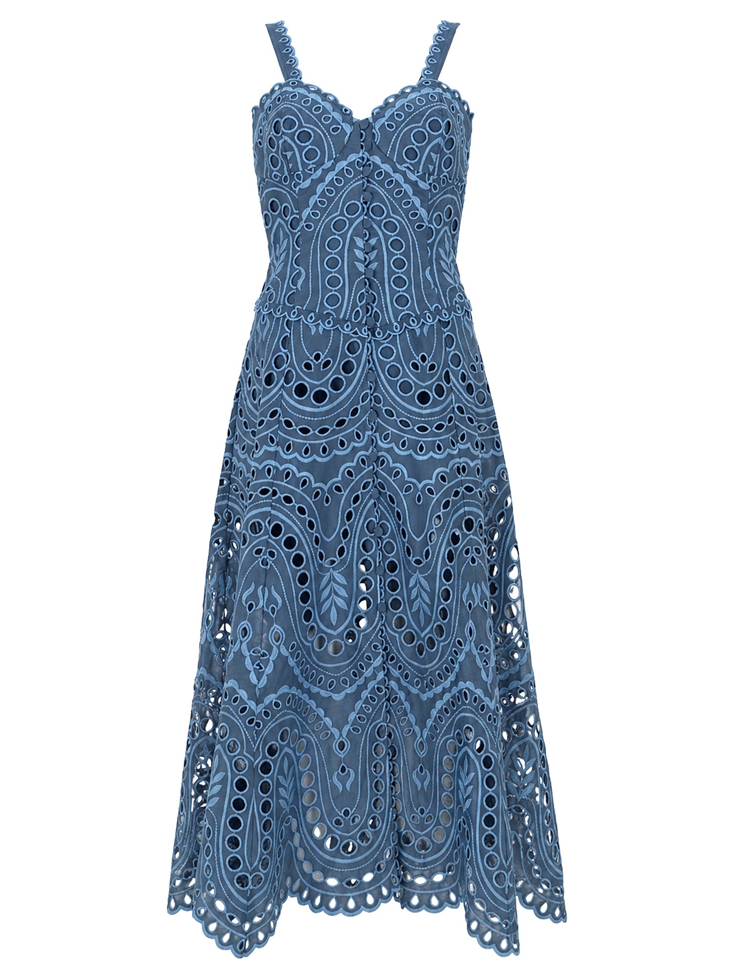 Charo Ruiz Abito Lungo "solace" In Blue