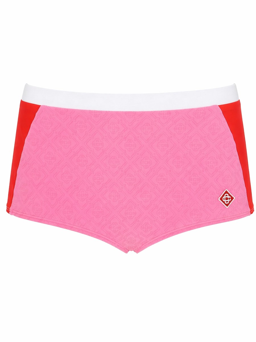 SHORTS BIKINI PINK MONOGRAM