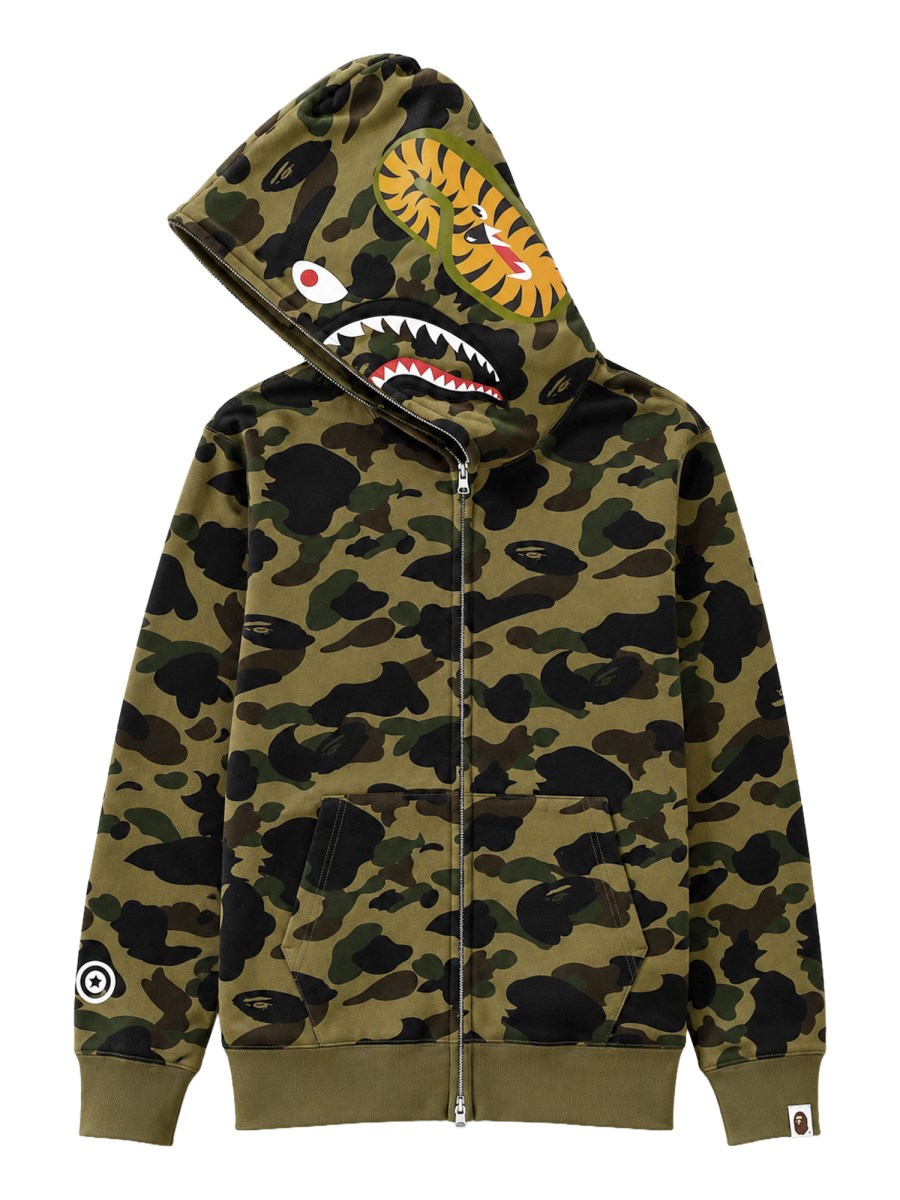 FELPA SHARK CON CAPPUCCIO