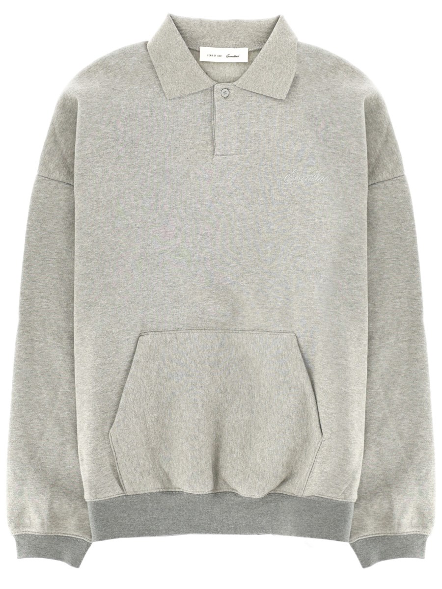 FELPA SIGNATURE 90'S CON COLLETTO POLO