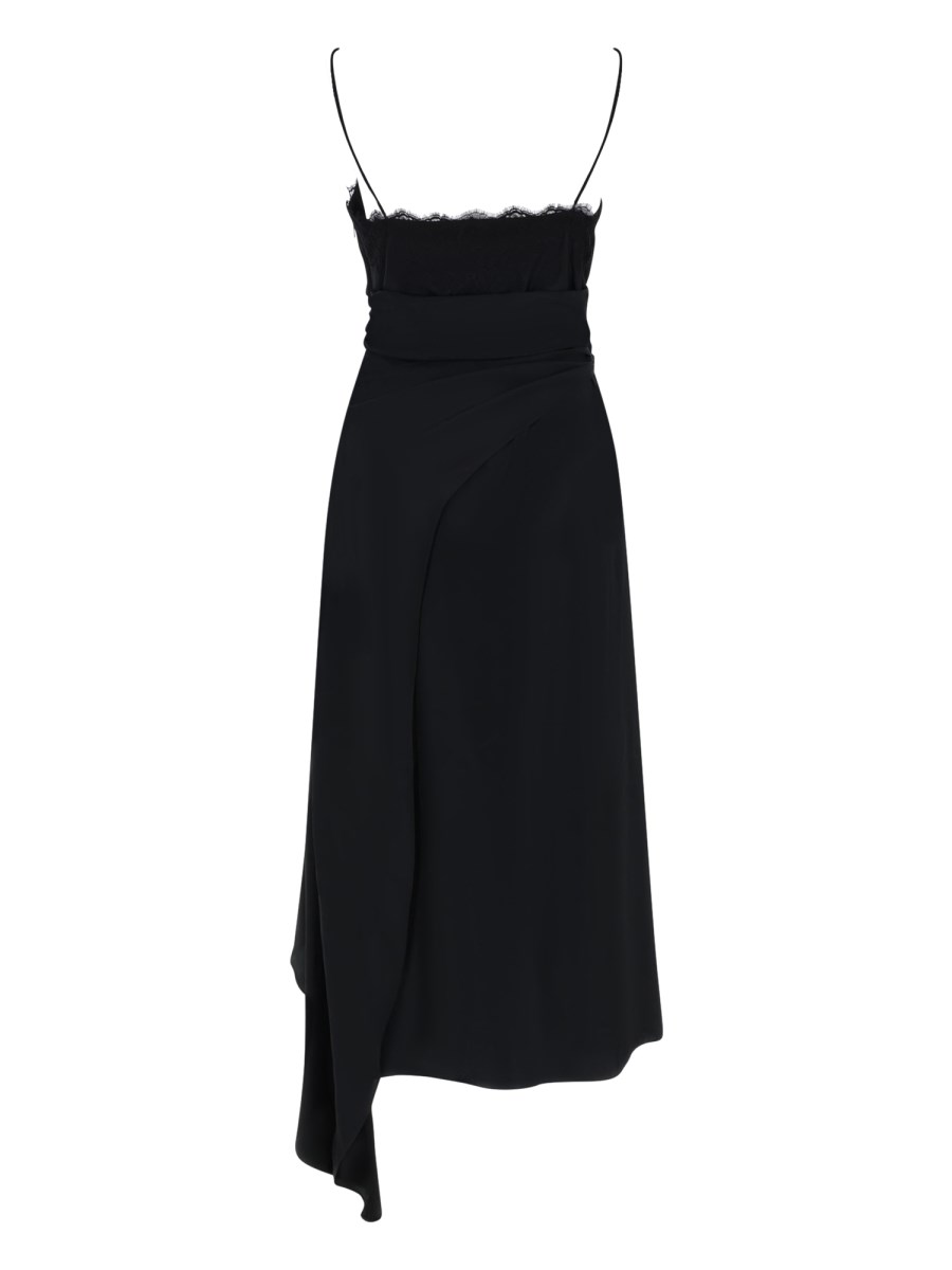 ABITO MIDI CON PIZZO