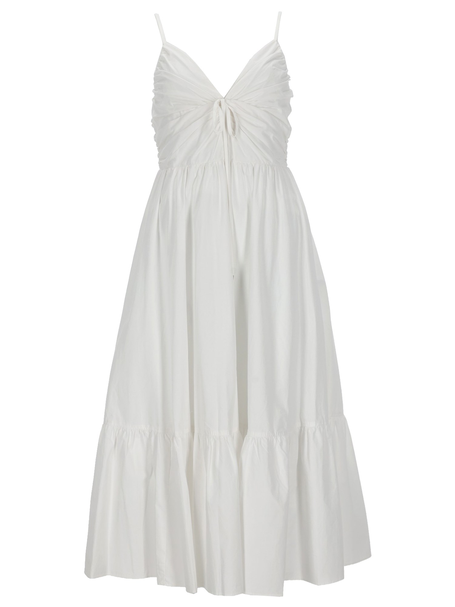 michael by michael kors v-neck midi dress