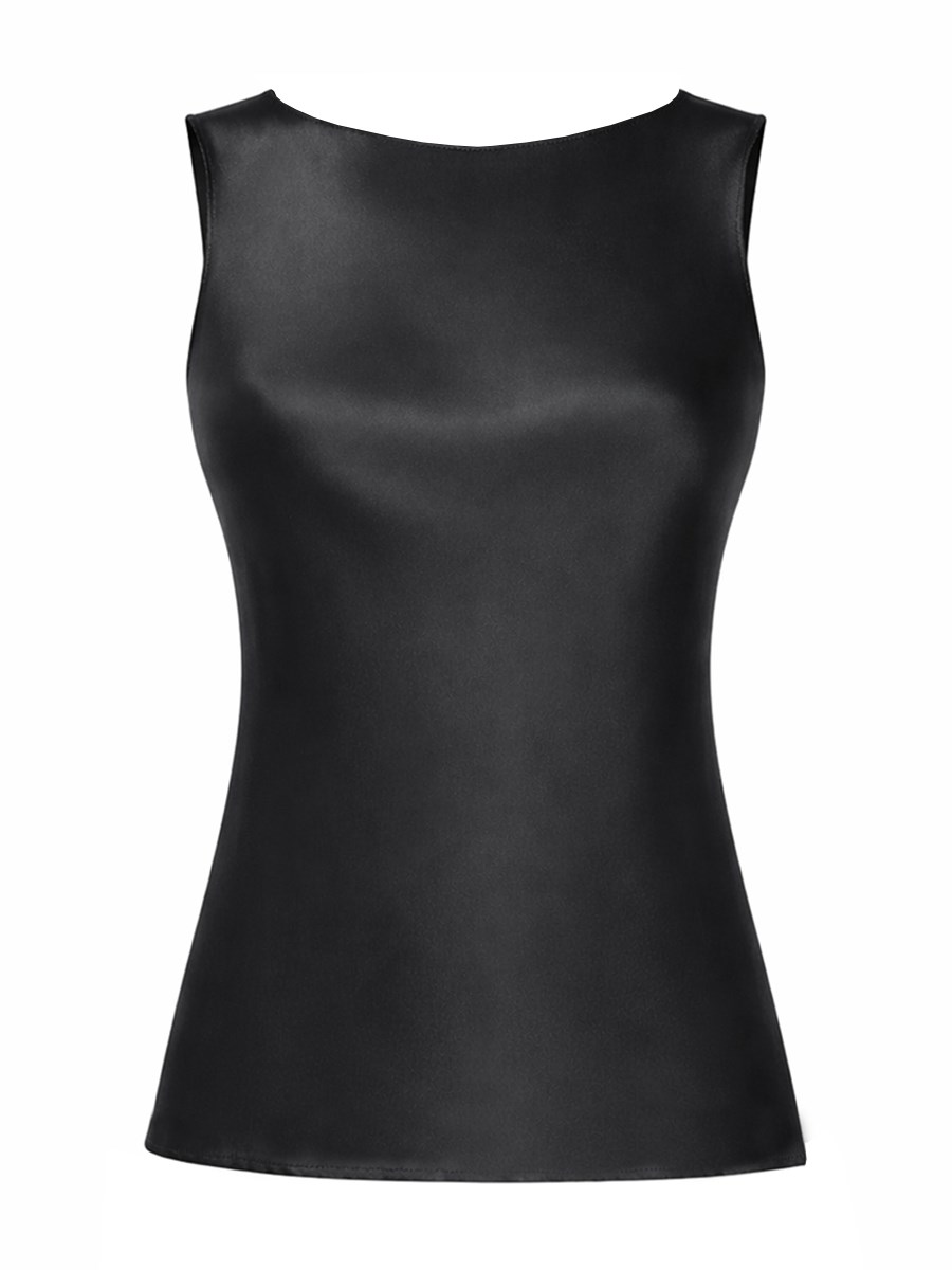 TOP DRAPPEGGIATO IN SETA