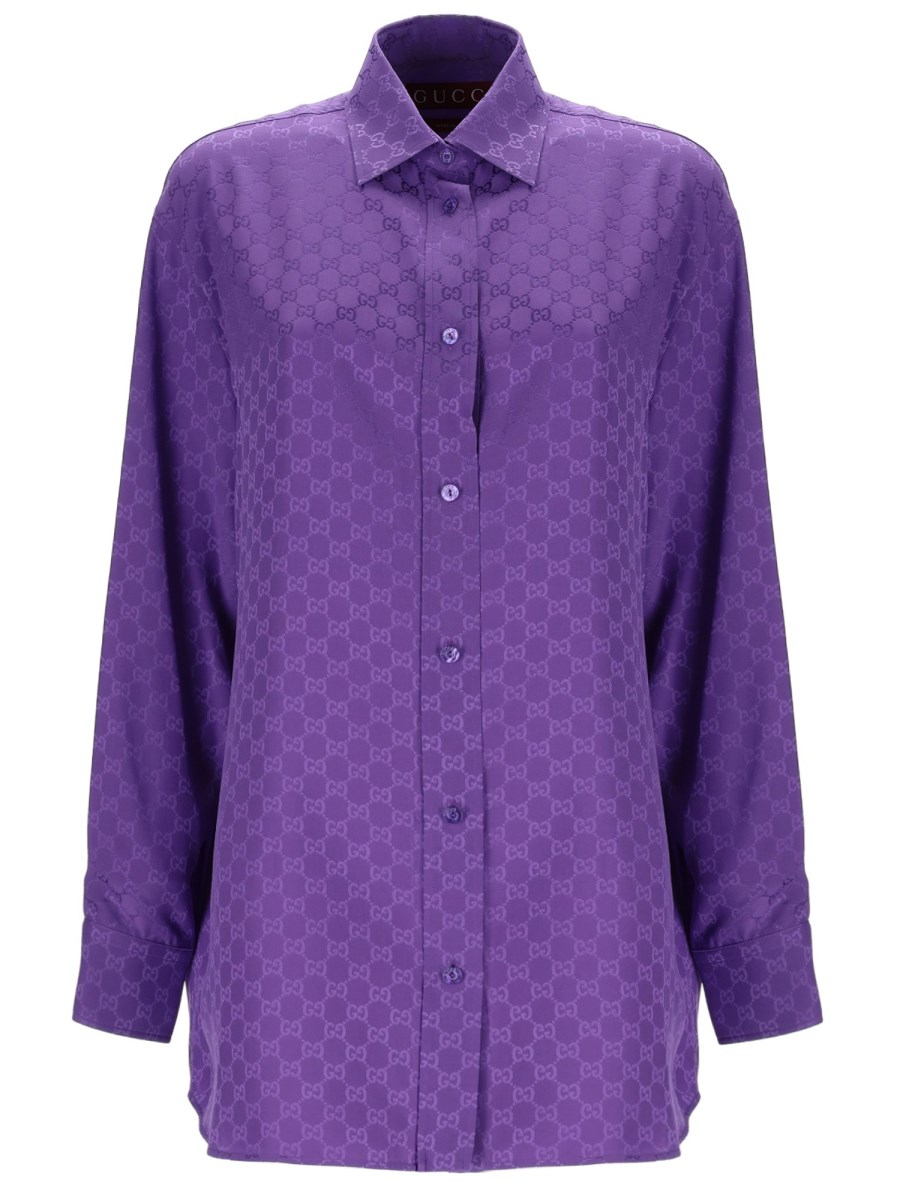 CAMICIA CON TRAMA GG