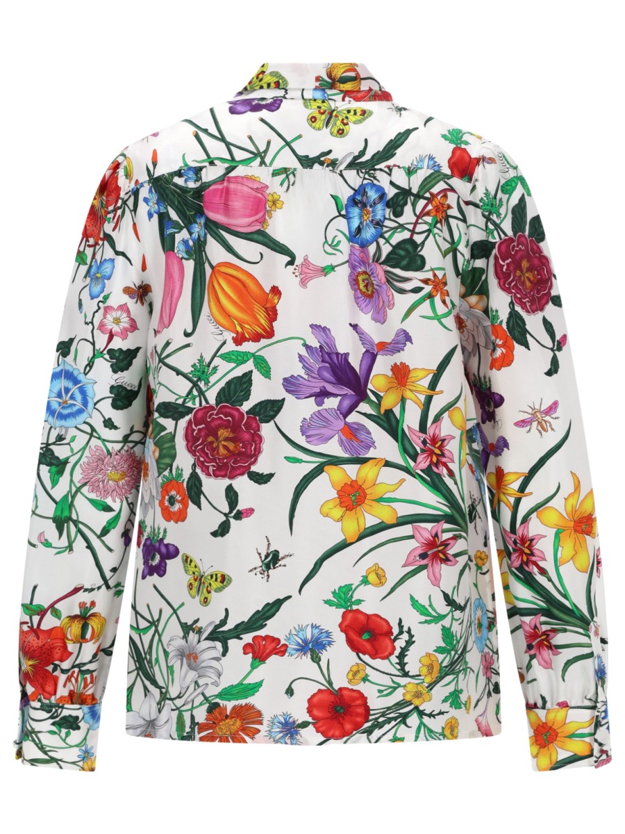 CAMICIA CON STAMPA FLOREALE