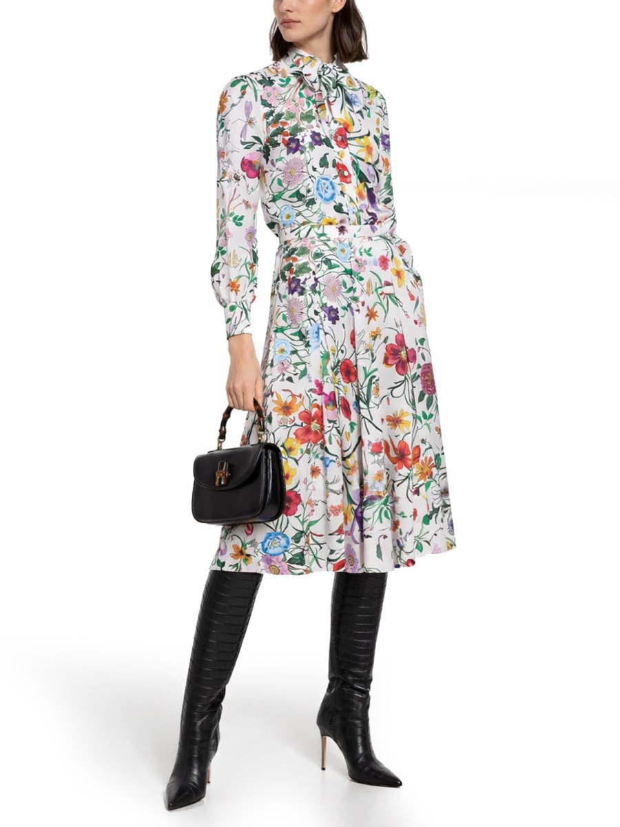 CAMICIA CON STAMPA FLOREALE