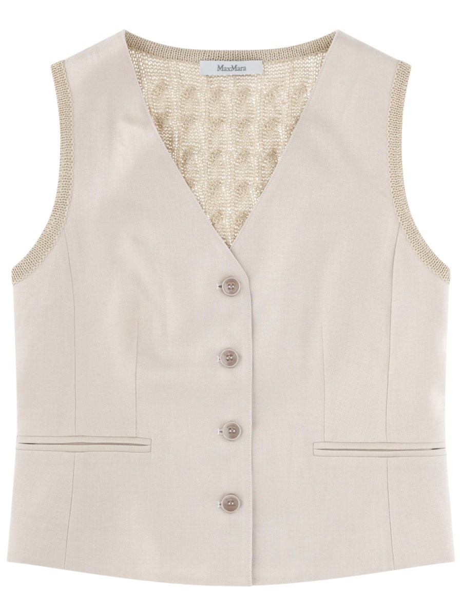 GILET CALIBRI IN LINO