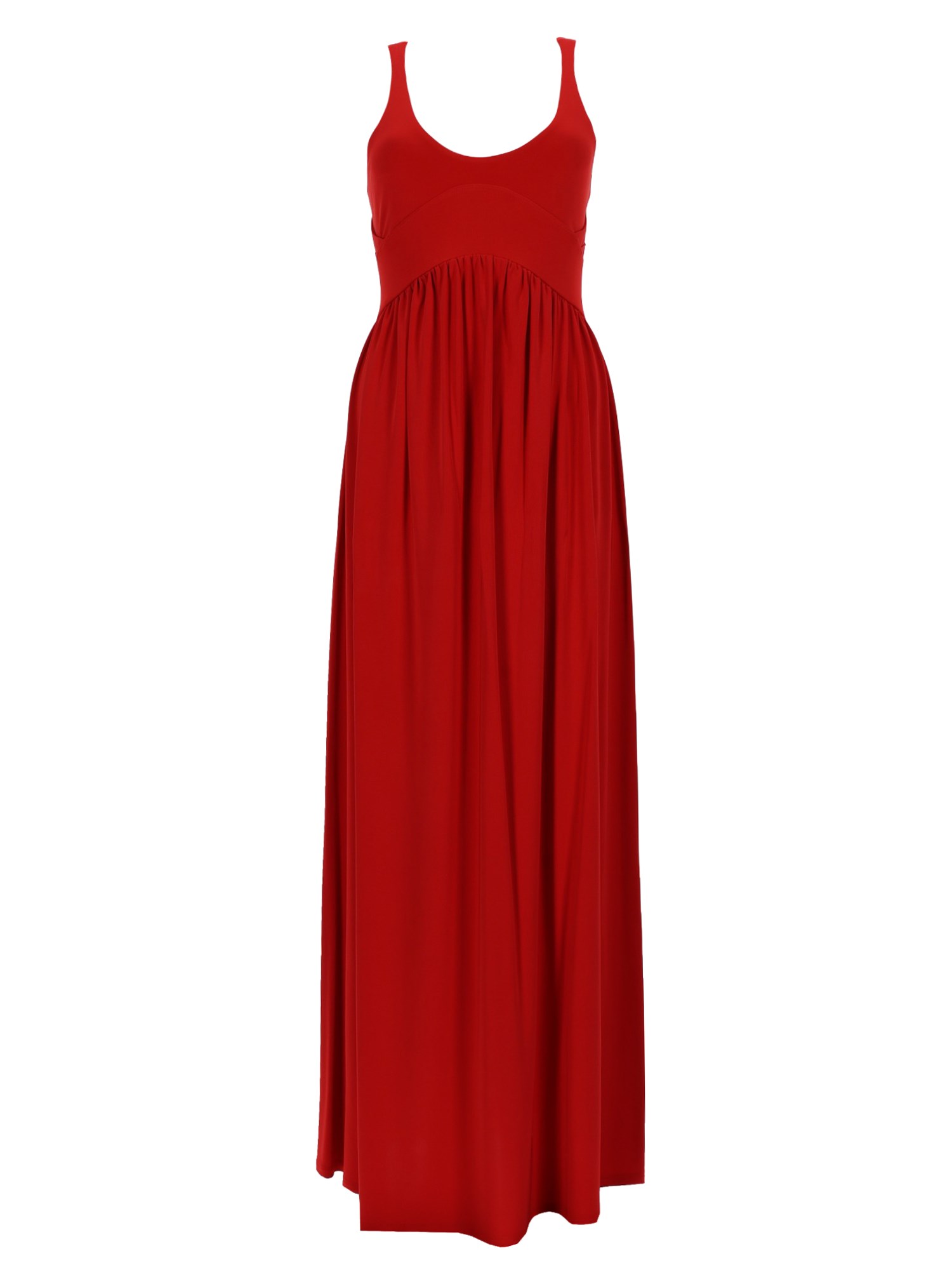 sportmax crepe jersey long dress