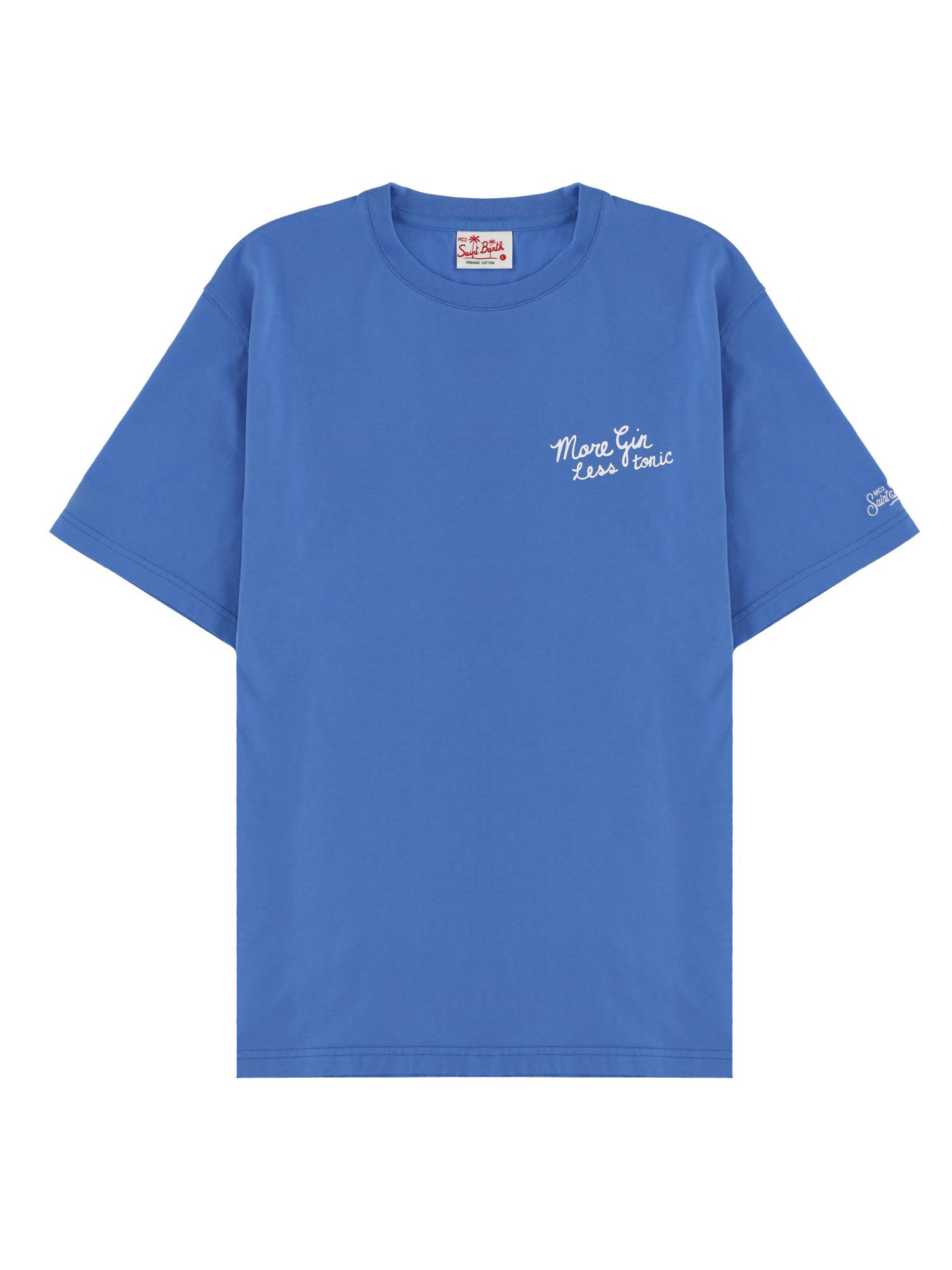 Mc2 Saint Barth T-shirt Con Stampa In Blue