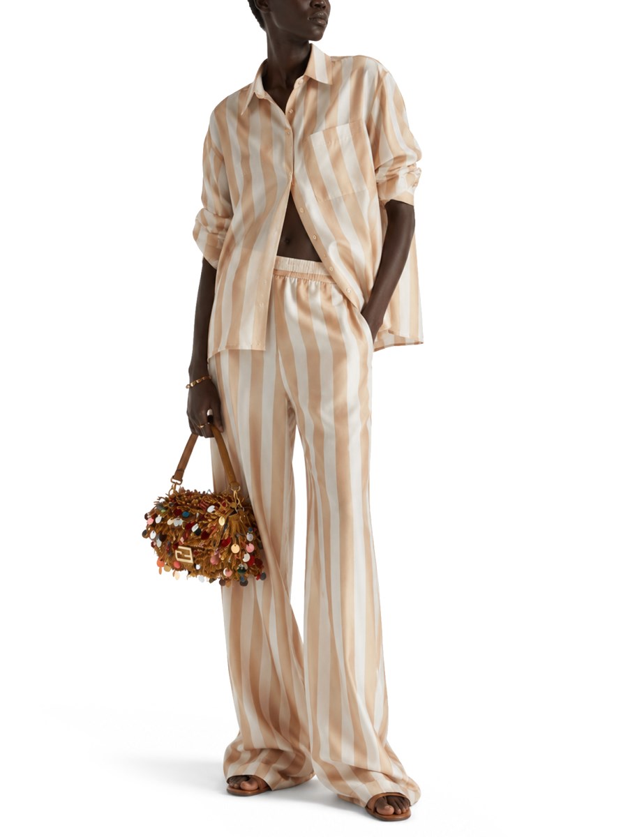 PANTALONE IN SETA PEQUIN