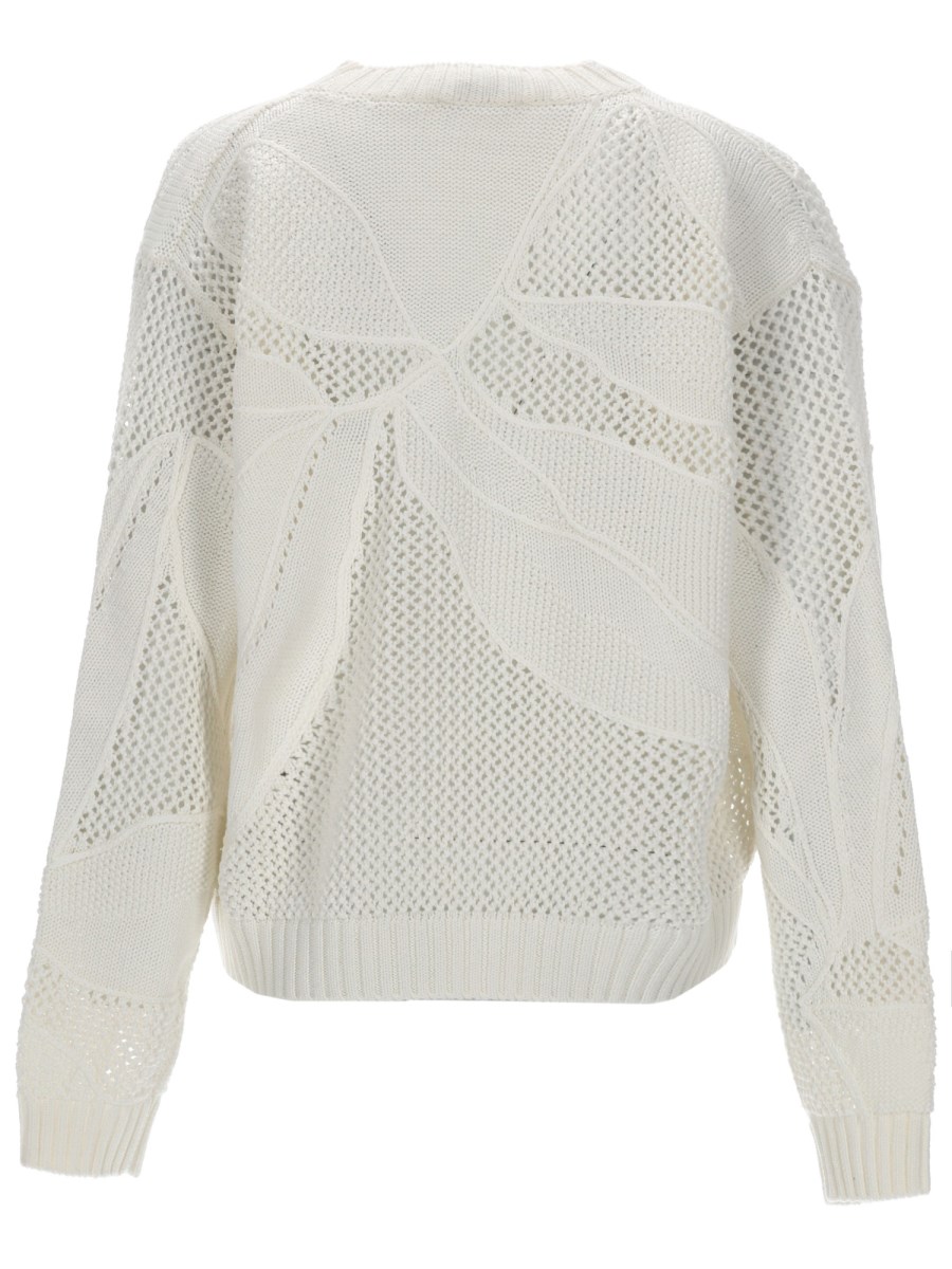 MAGLIA IN COTONE RICAMATO