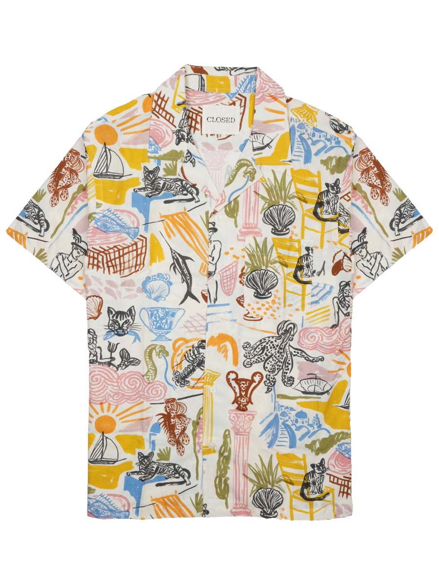 CAMICIA IN COTONE CON STAMPA