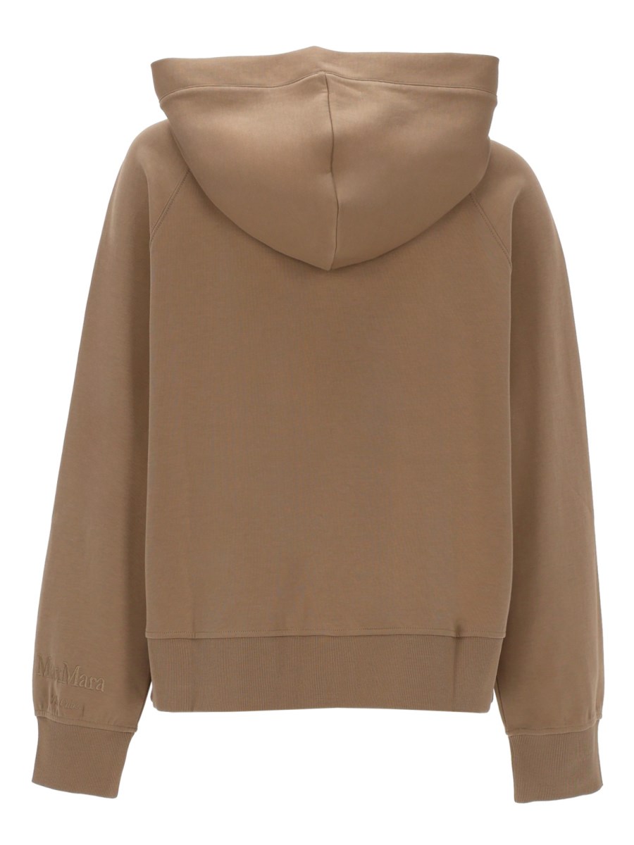 FELPA ALMA CON ZIP E CAPPUCCIO