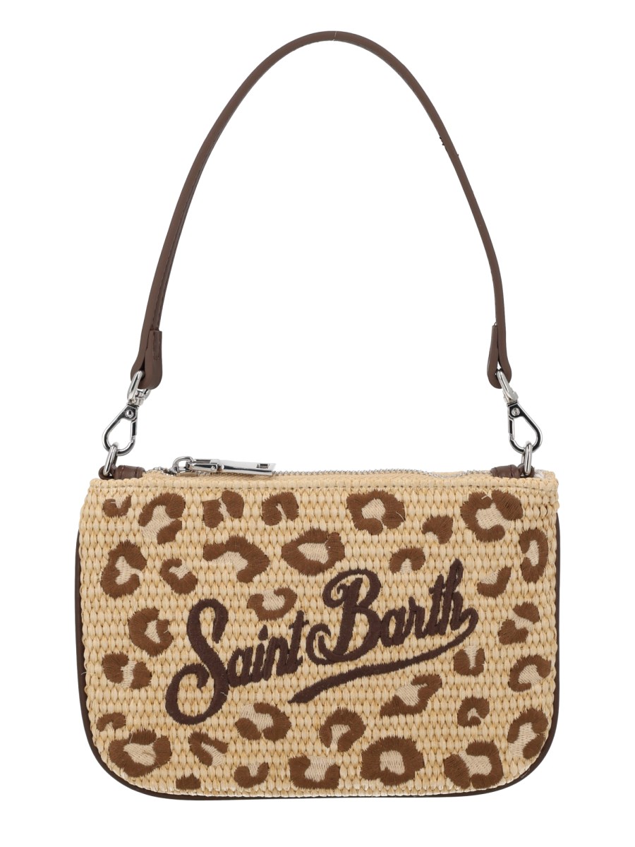 POCHETTE PARISIENNE MINI EFFETTO PAGLIA