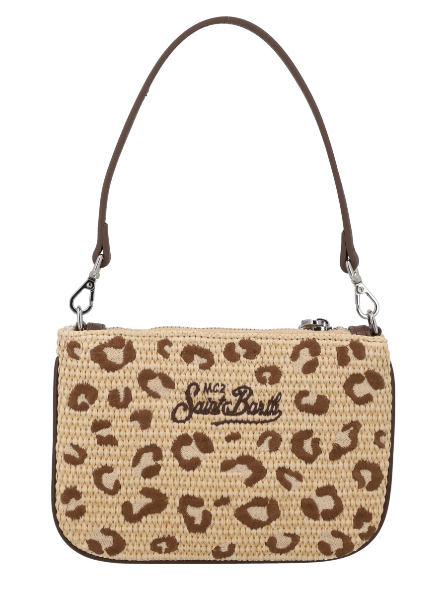 POCHETTE PARISIENNE MINI EFFETTO PAGLIA