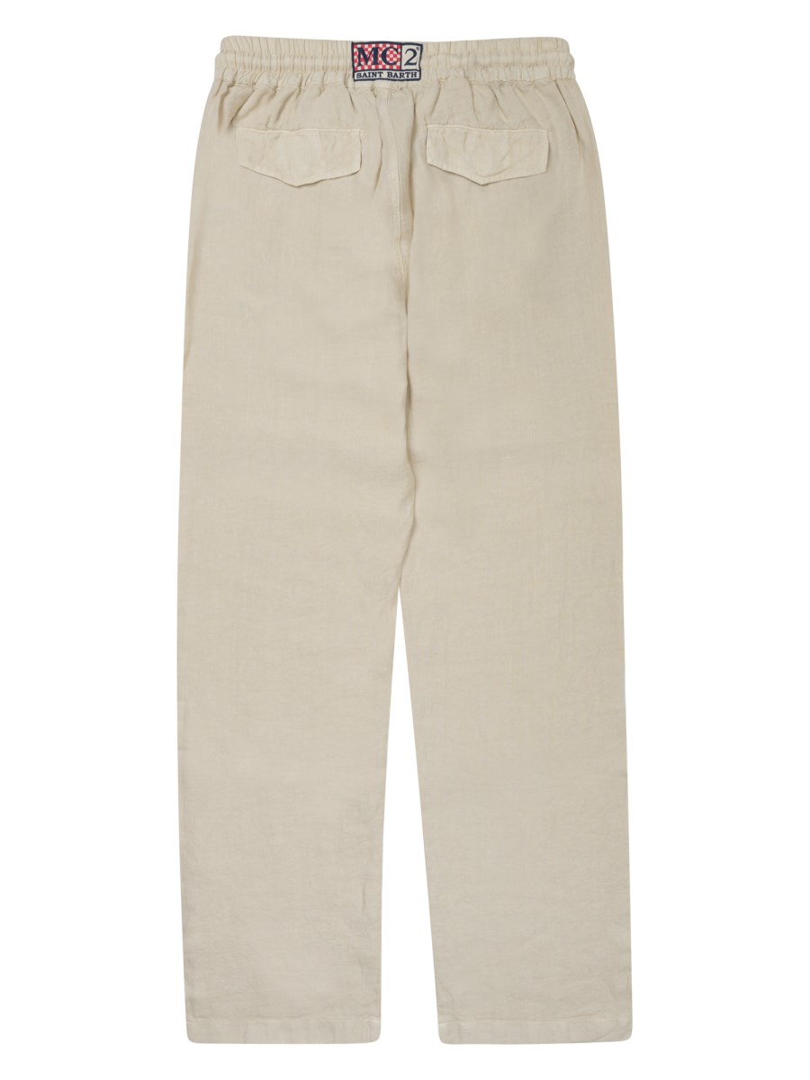 PANTALONE CALAIS IN PURO LINO