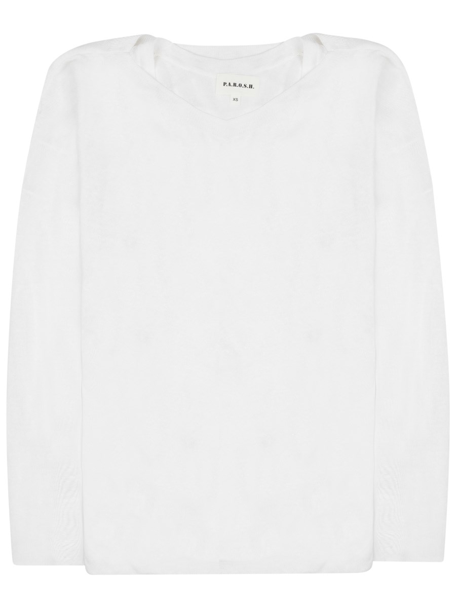 MAGLIA IN MISTO LINO