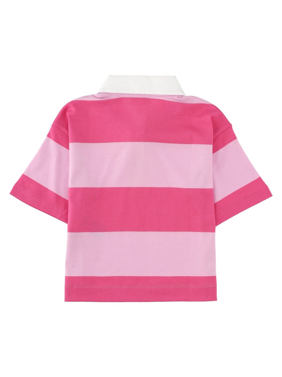 POLO MANICHE CORTE CON LOGO