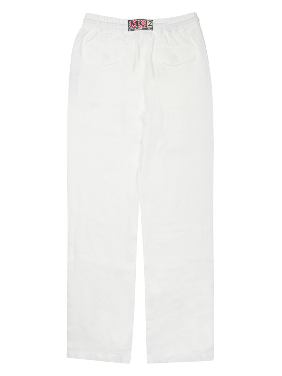 PANTALONE CALAIS IN PURO LINO