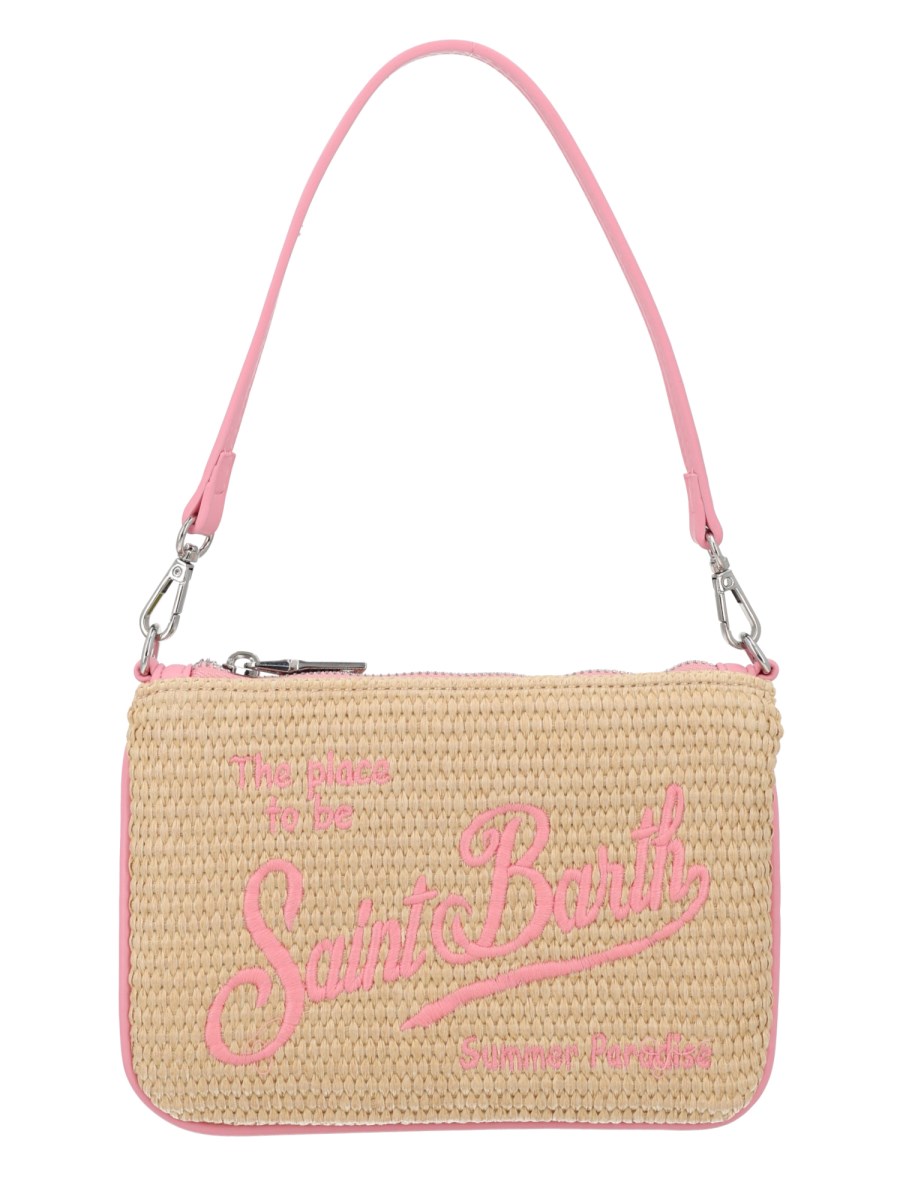 POCHETTE PARISIENNE MINI EFFETTO PAGLIA