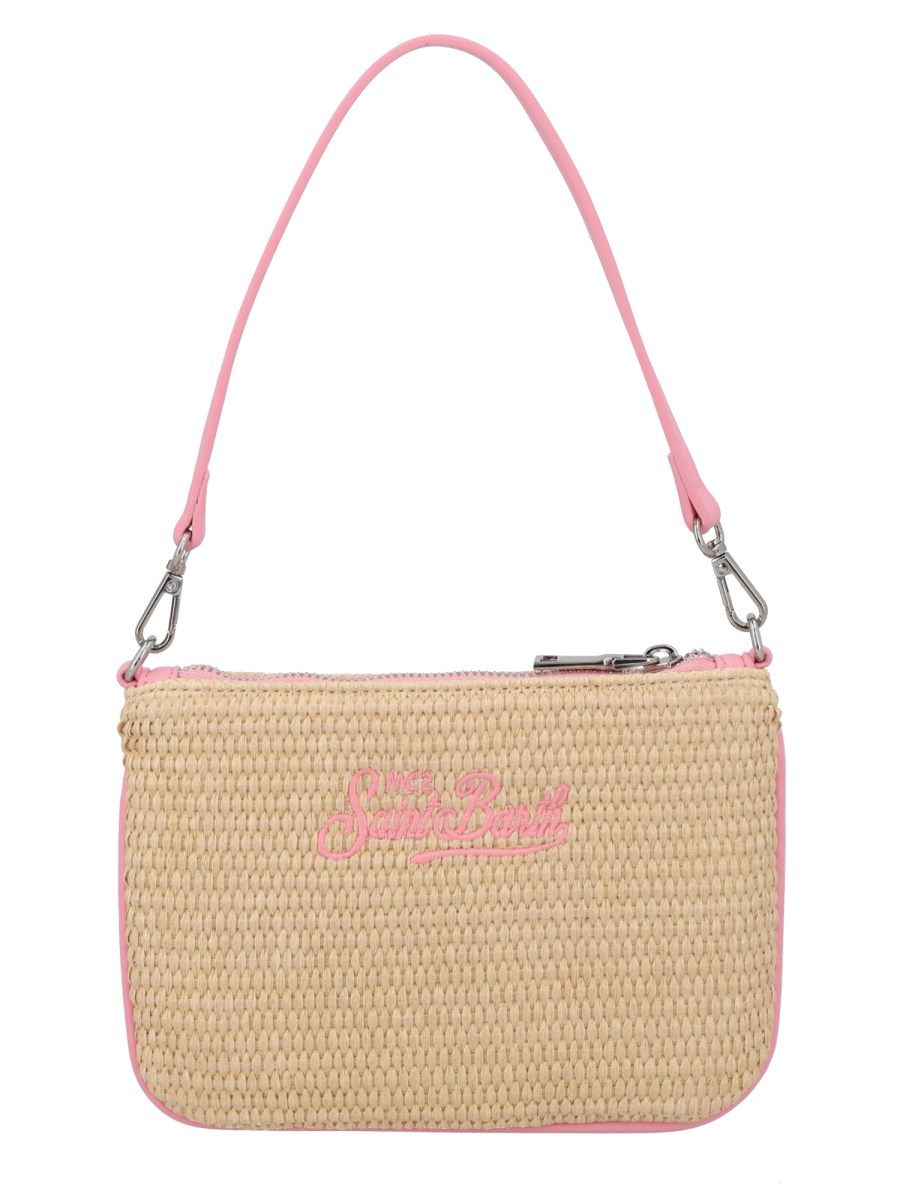 POCHETTE PARISIENNE MINI EFFETTO PAGLIA