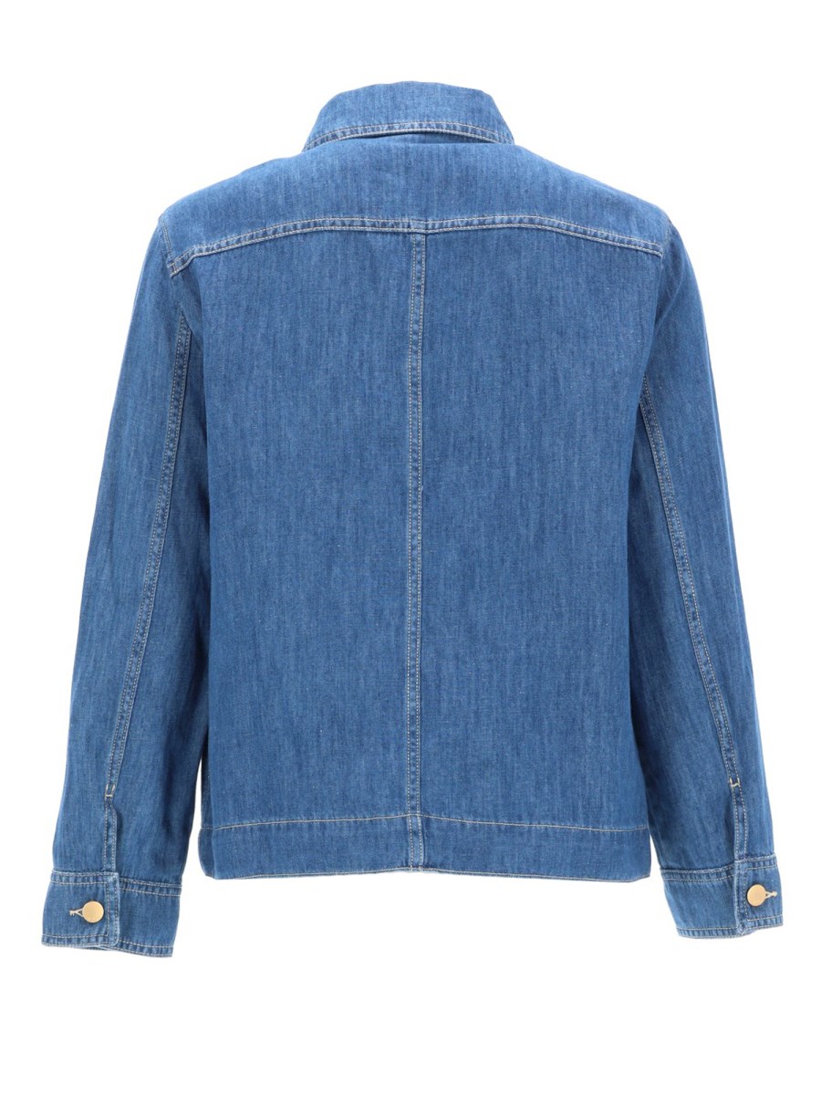 GIACCA GALANTE IN CHAMBRAY