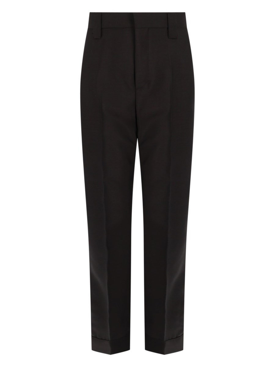 PANTALONE IN LANA E MOHAIR