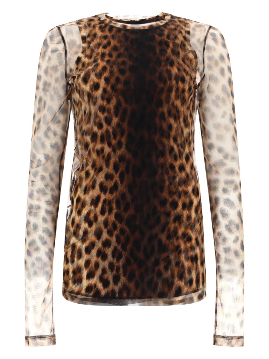 TOP CON DETTAGLI IN TULLE