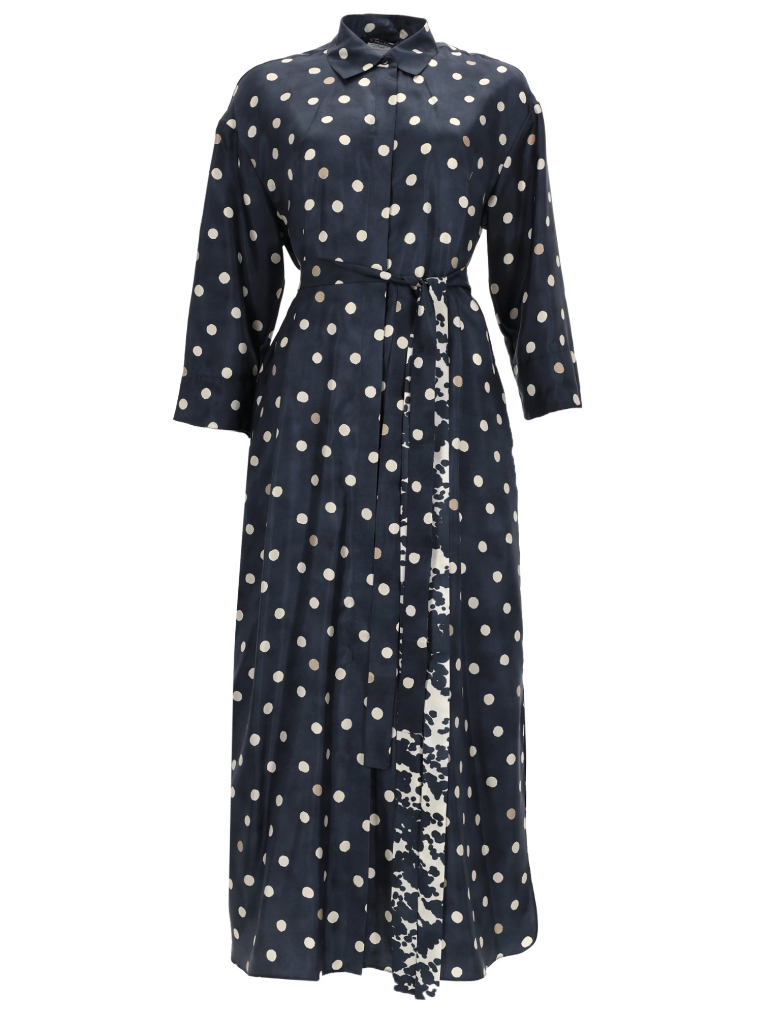 s max mara printed silk "lever" dress