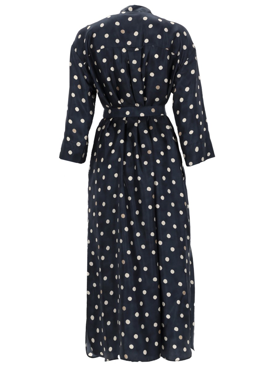 ABITO LEVA IN SETA STAMPATA