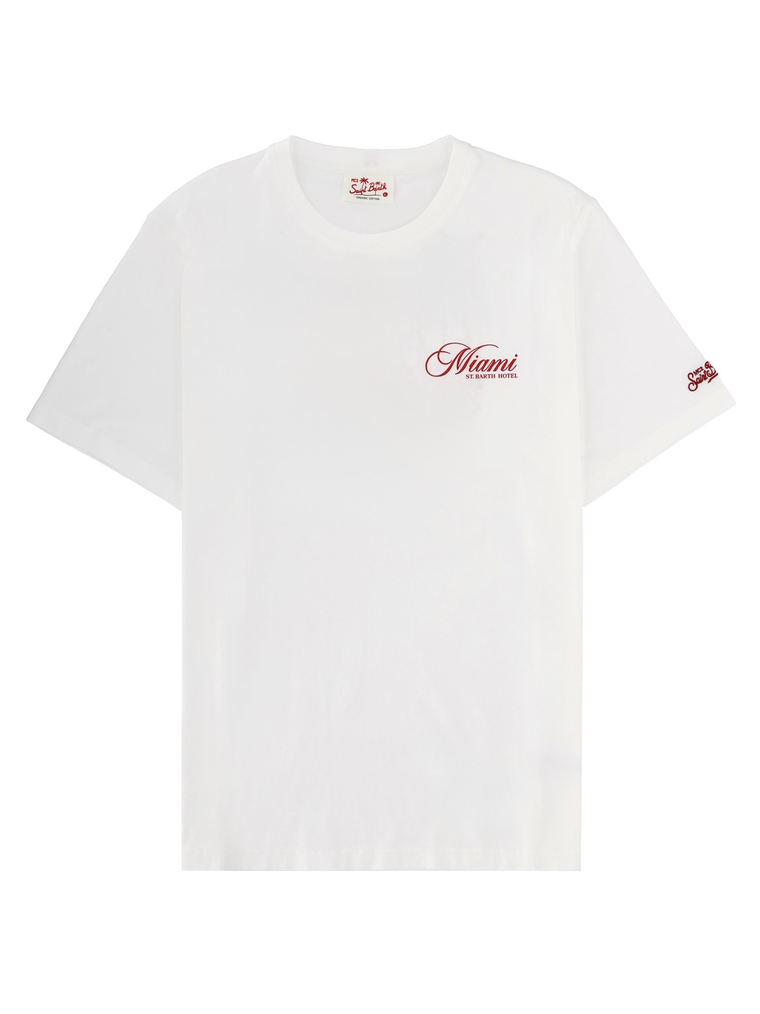 Mc2 Saint Barth T-shirt Con Stampa In White