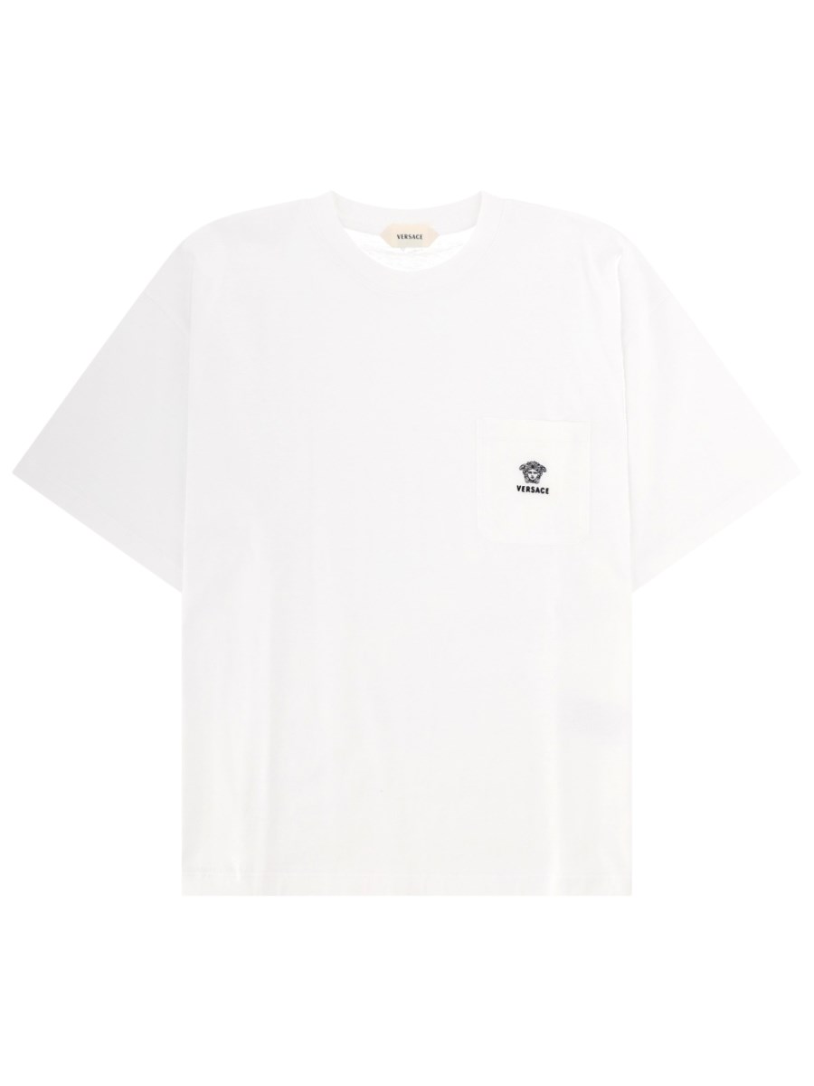 T-SHIRT CON TASCHINO E LOGO