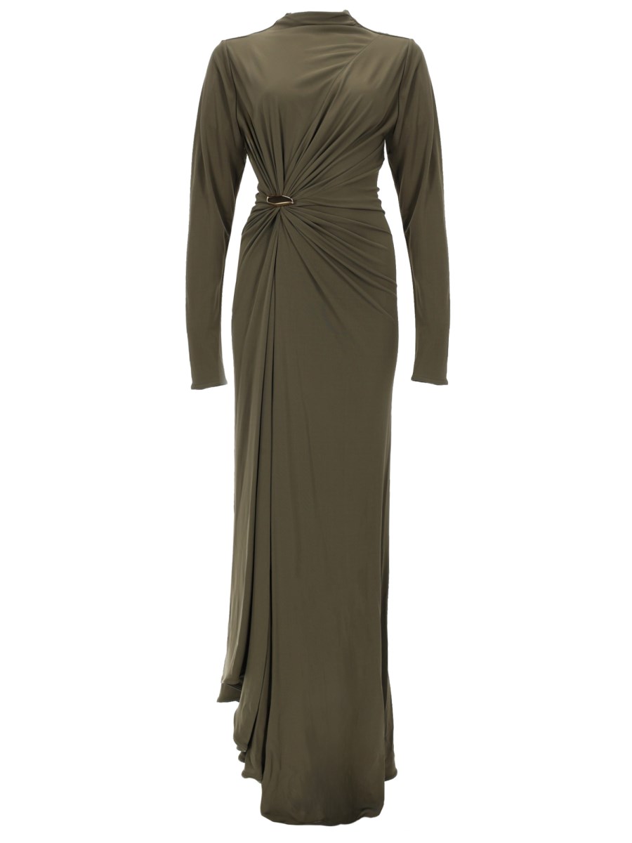 ABITO LUNGO CON SPILLA PRISMA