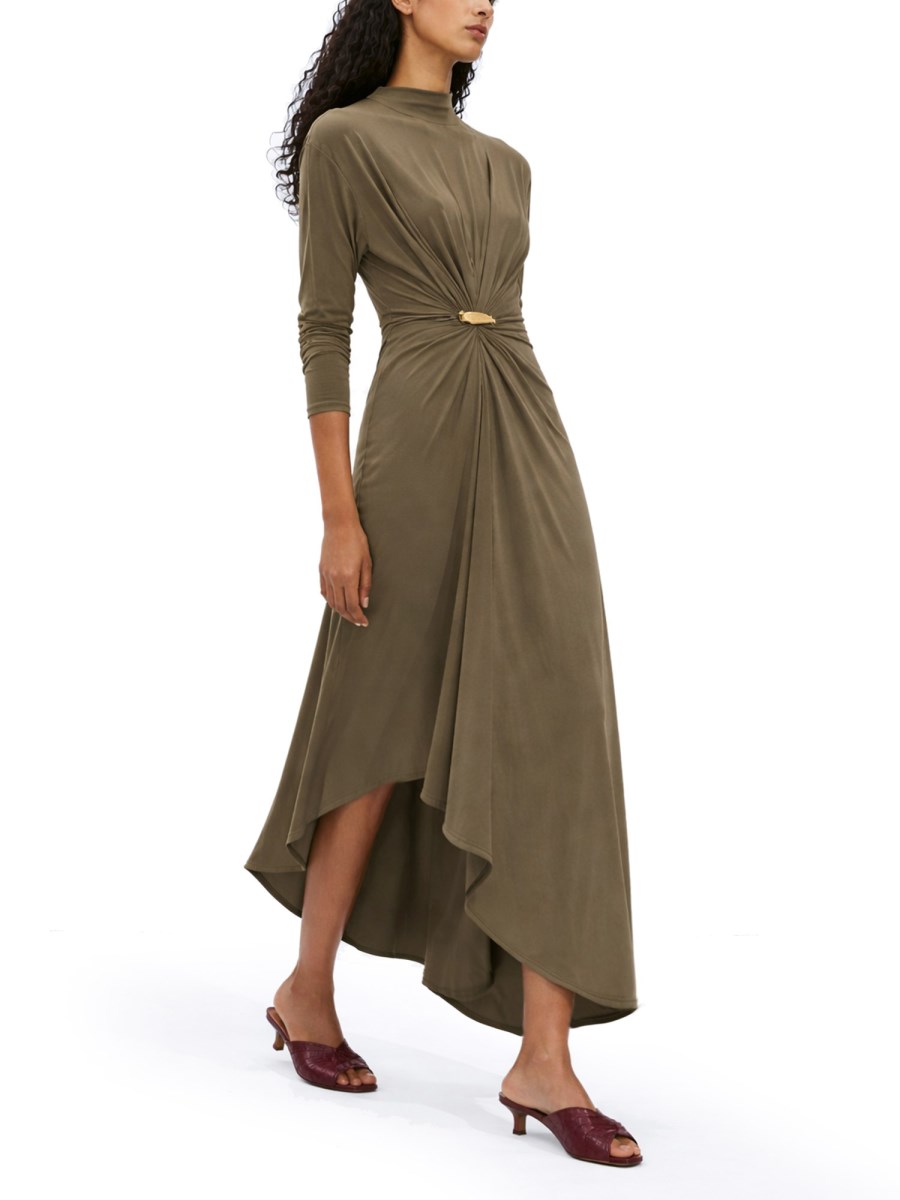 ABITO LUNGO CON SPILLA PRISMA