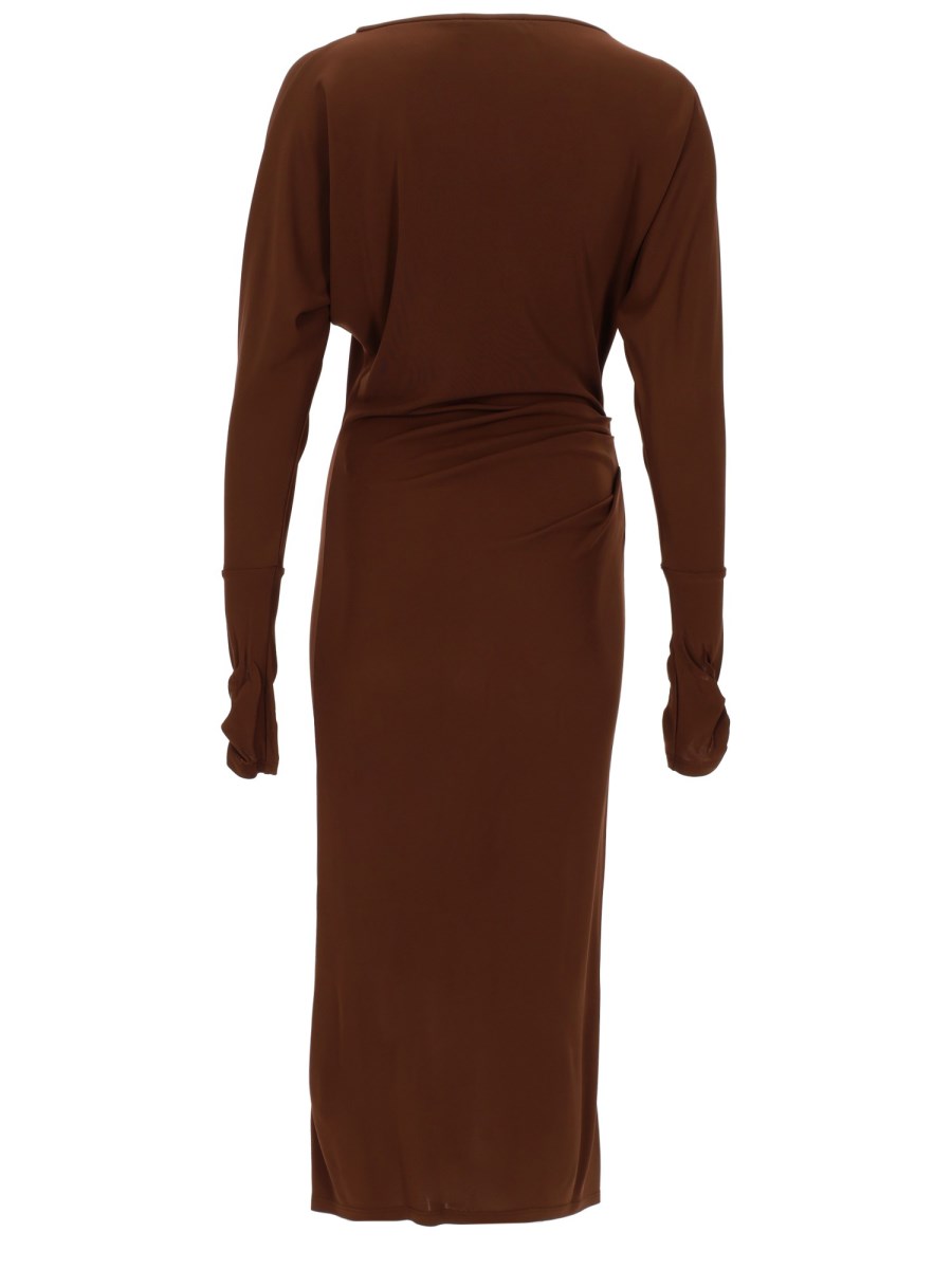 ABITO SALVO CON DRAPPEGGIO