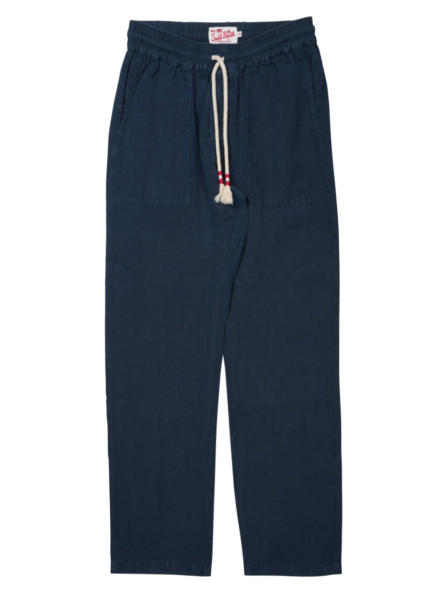 PANTALONE CALAIS IN PURO LINO
