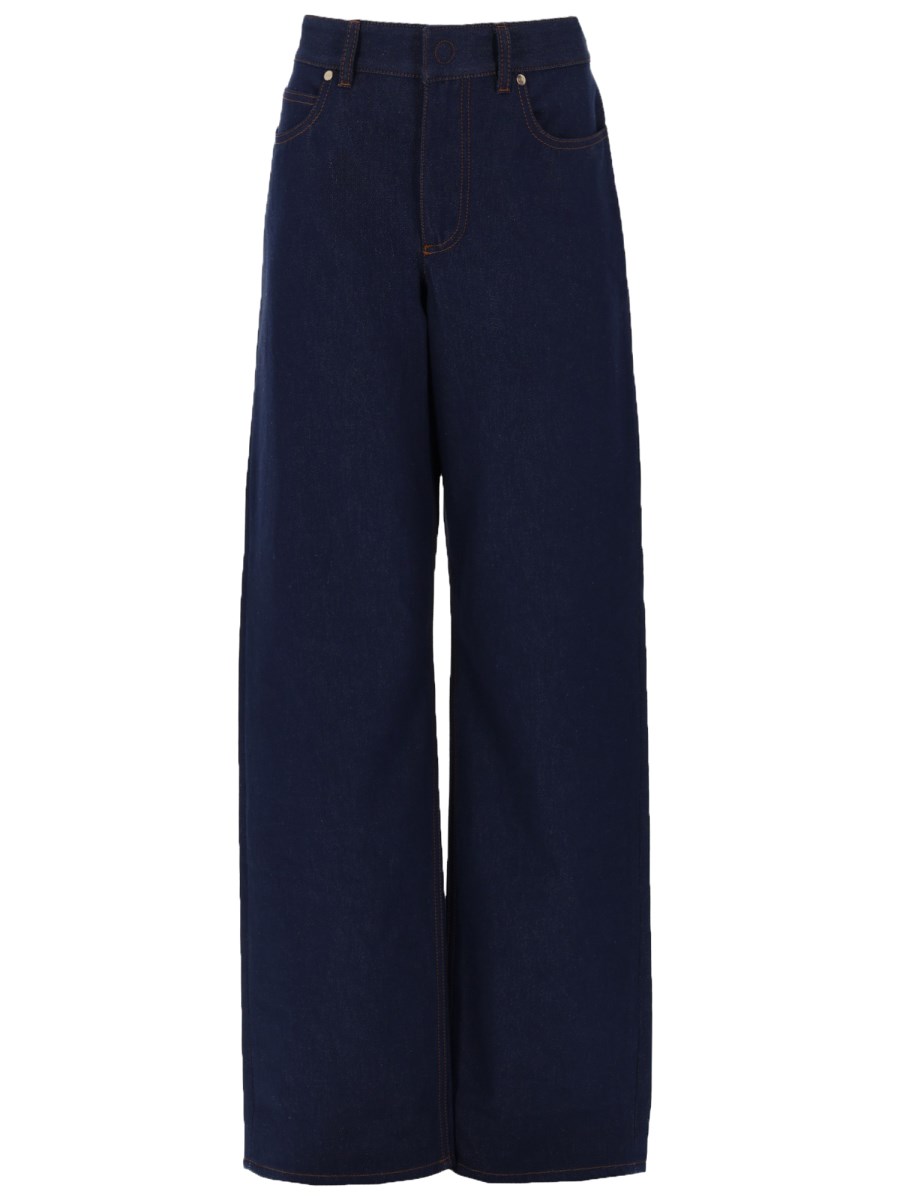 JEANS LUNGHI IN DENIM