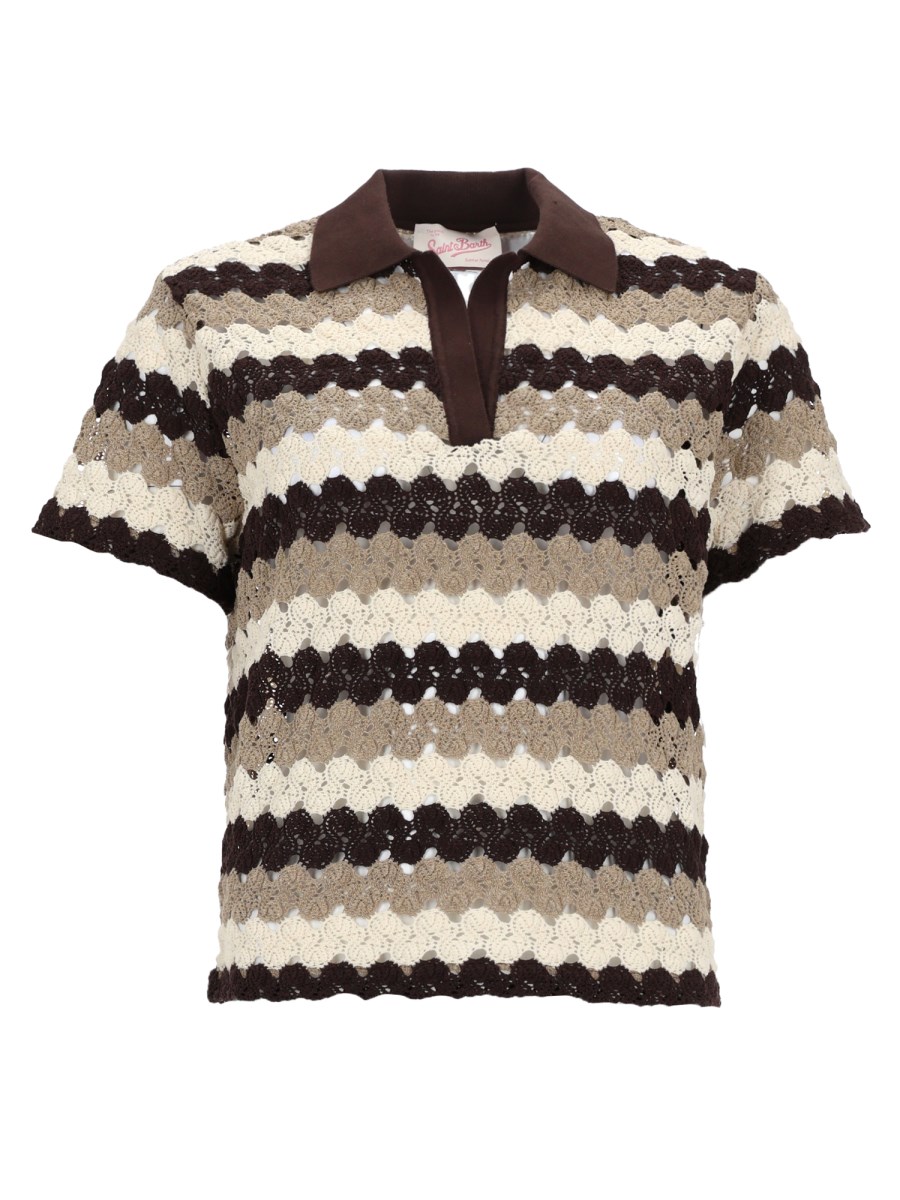 POLO IN COTONE CROCHET