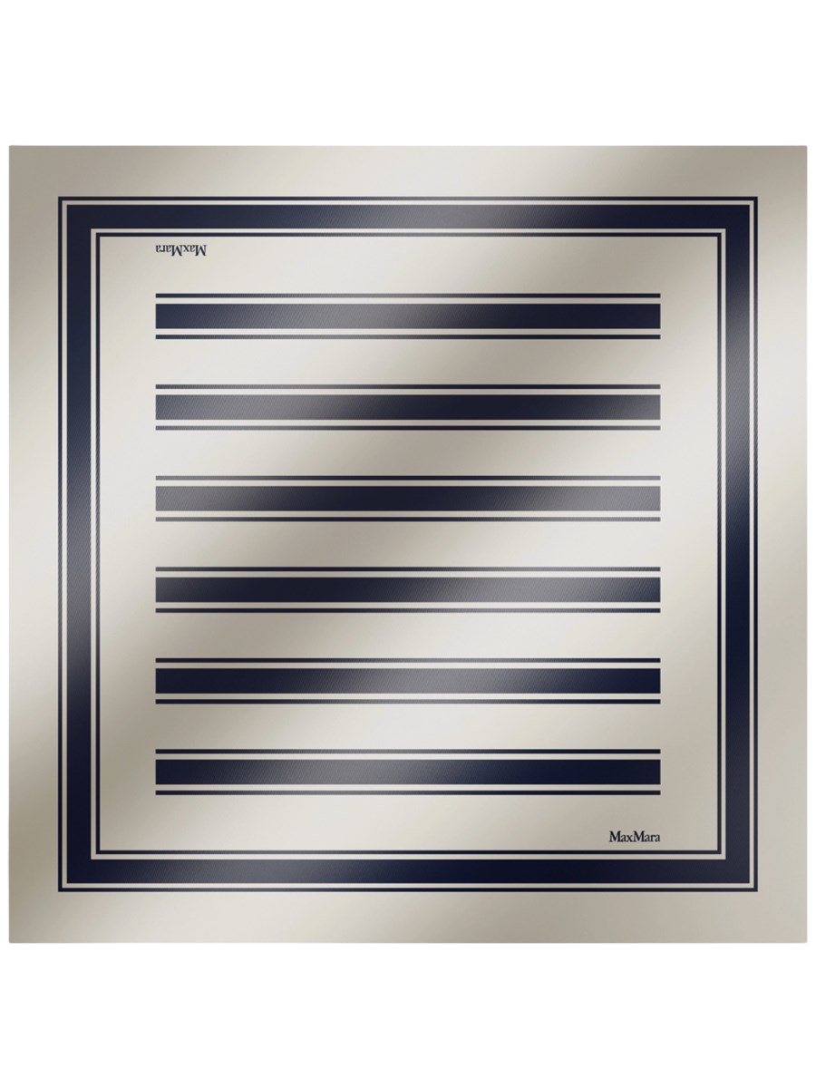 FOULARD IN SETA STAMPATA