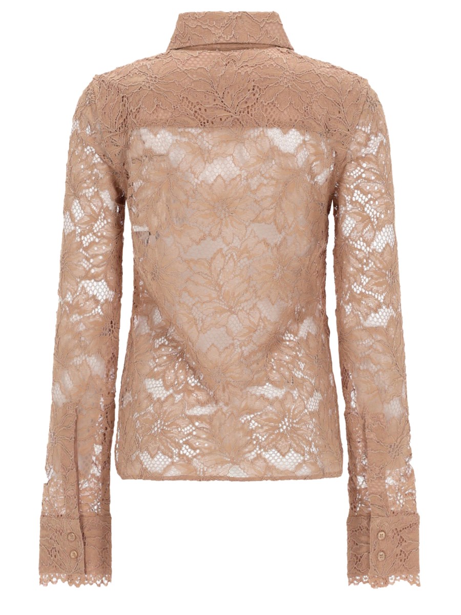 CAMICIA IN PIZZO FLOREALE