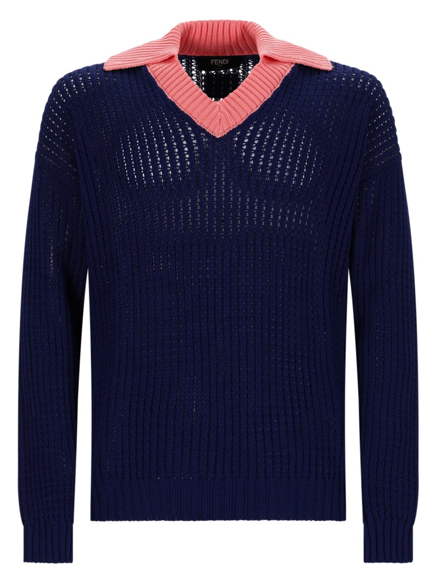 MAGLIA CON LAVORAZIONE A TRECCE CABLÉ