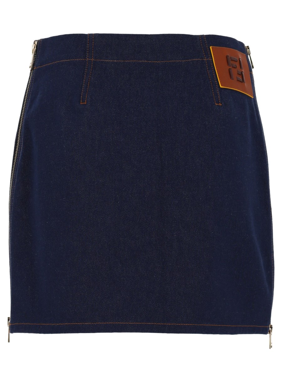 GONNA MINI IN DENIM FF