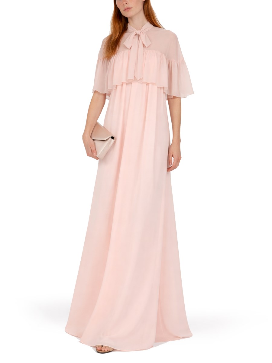 MANTELLA IN SETA CON FIOCCO