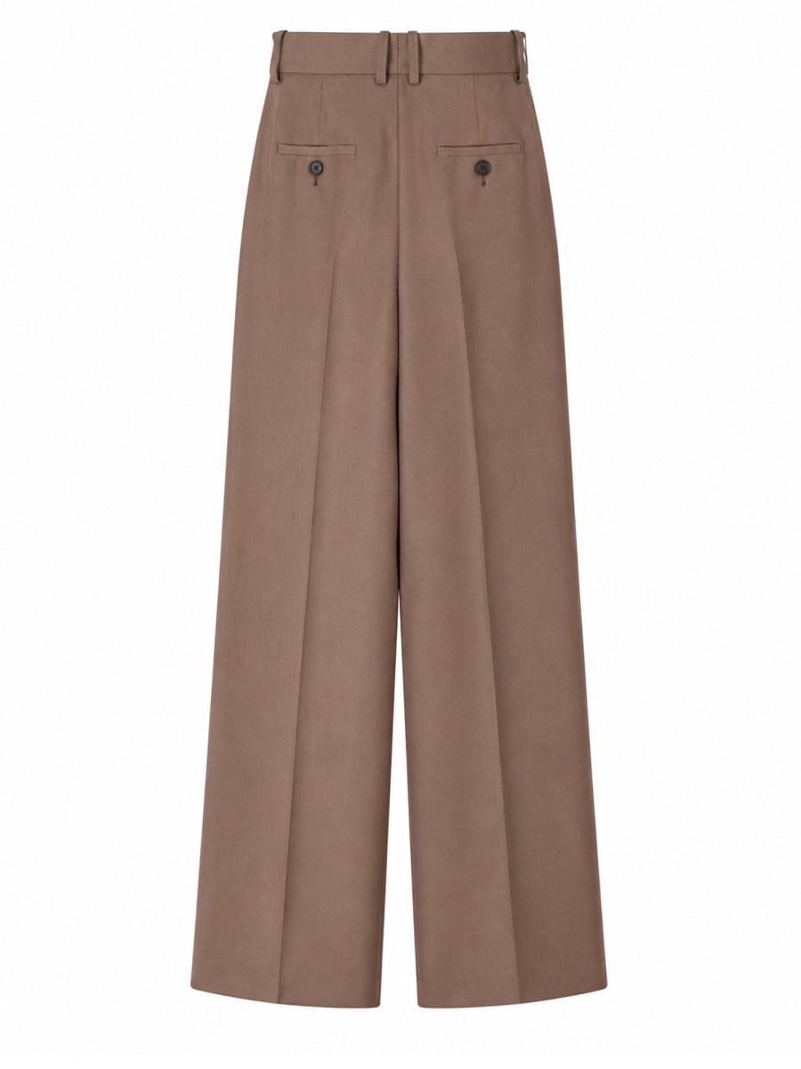 PANTALONE SARTORIALE IN LANA E SETA