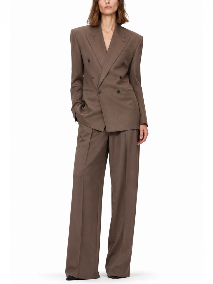 PANTALONE SARTORIALE IN LANA E SETA