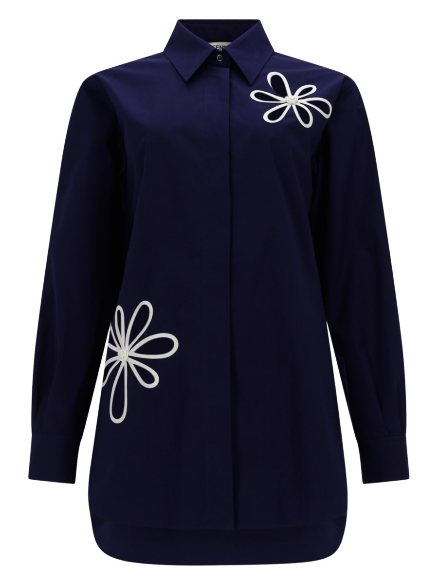 CAMICIA IN POPELINE DI COTONE