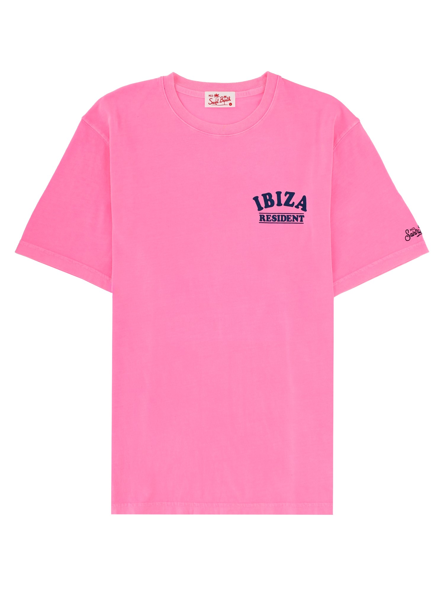 Mc2 Saint Barth T-shirt Con Stampa In Pink