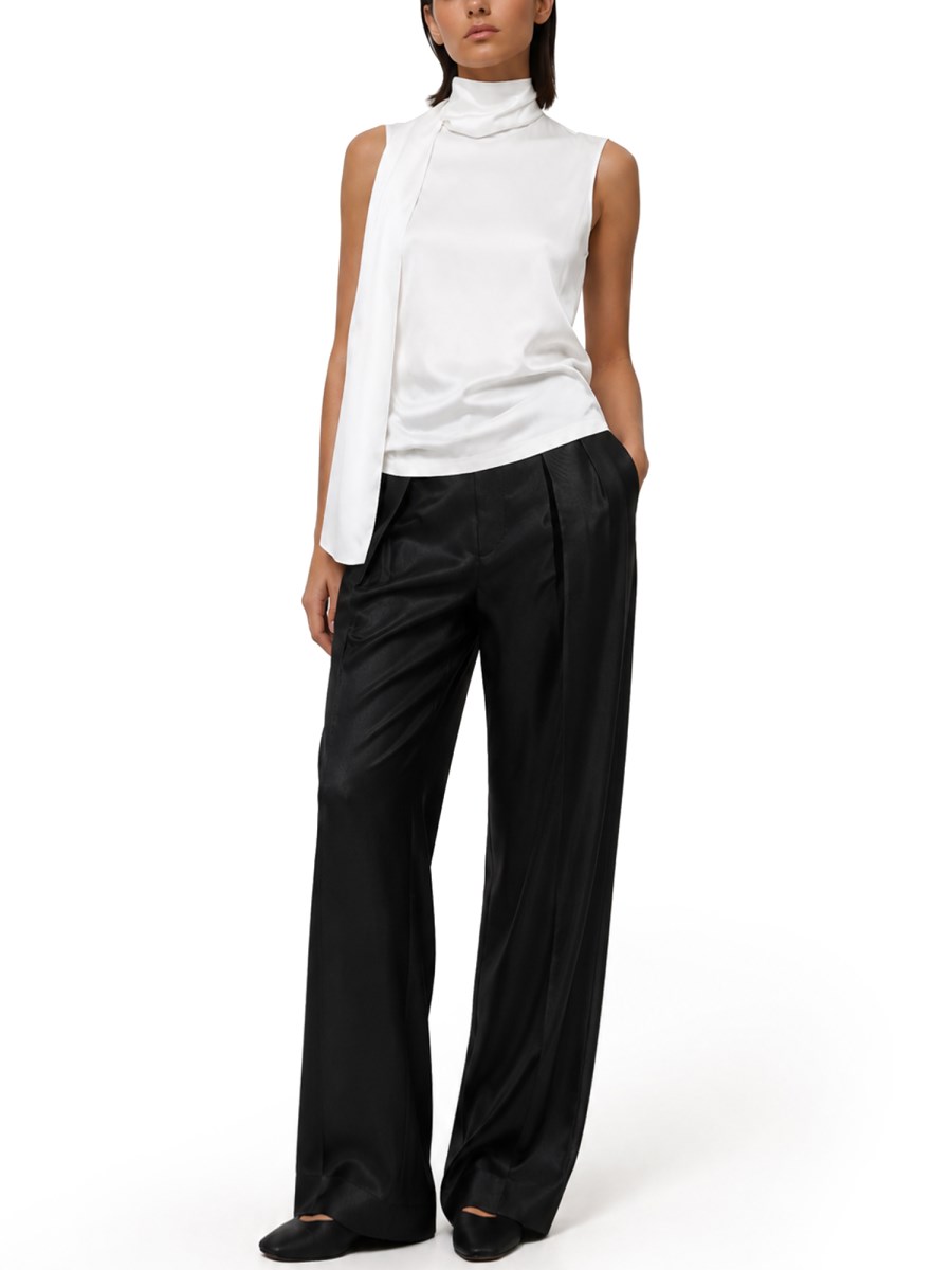 TOP IN SATIN DI SETA