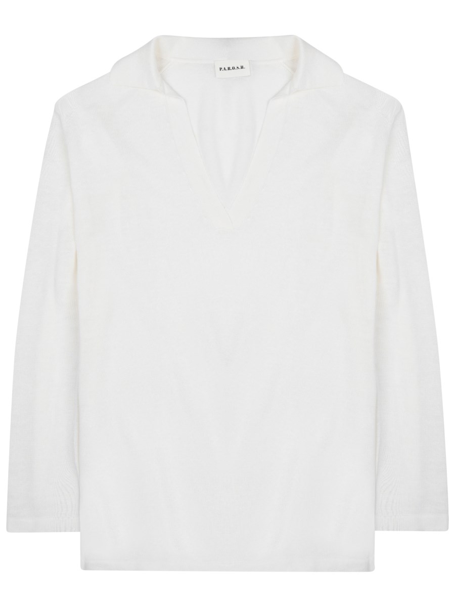 BLUSA IN MISTO LINO